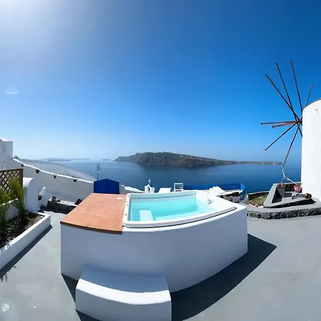 Lioyerma Windmill With Outdoor Hot Tub * أويا
