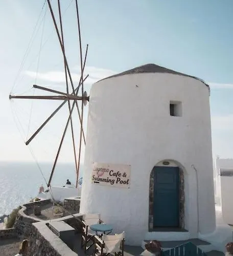 Lioyerma Windmill With Outdoor Hot Tub * Oia